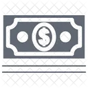 Papiergeld Papierschein Banknote Icon