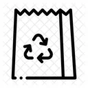 Papierrecycling  Symbol