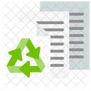 Papier recyceln  Symbol