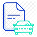 Papiers de voiture  Icône