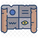 Papiro Mapa De Papel Mapa Icono