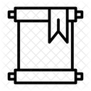 Papiro Pergamino Marron Icono