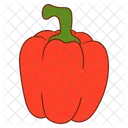 Paprika Poivre Legume Icône