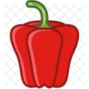 Paprika Legumes Poivre Icône