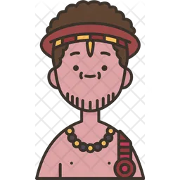 Papua Man  Icon