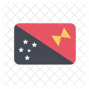 Papua New Guinea Flag Country Icon