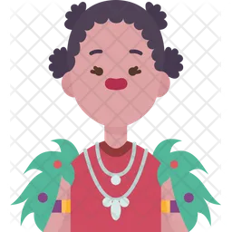 Papua Woman  Icon
