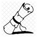 Old Papyrus Scroll Document Icon