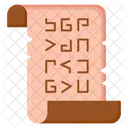 Papyrus Scroll Icon