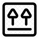 Paquete Etiqueta Fragil Icono