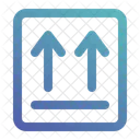 Paquete Etiqueta Fragil Icono