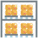 Paquete Almacen Estante Icono