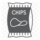 Paquete de chips  Icono