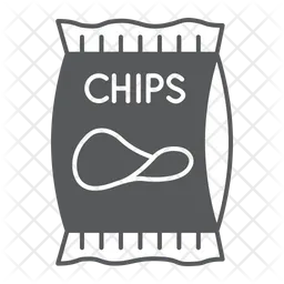 Paquete de chips  Icono