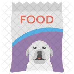 Paquete de comida para perros  Icono