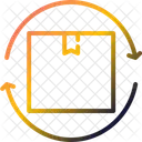Paquete de devolución  Icono