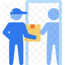 Paquete de envío de mensajería  Icono
