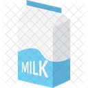 Paquete De Leche Carton De Leche Caja De Leche Icono