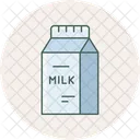 Paquete de leche  Icono