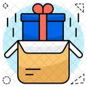 Paquete De Regalo Paquete De Regalo Caja De Carton Icon