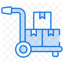Plataforma rodante del paquete  Icono