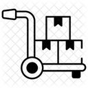 Plataforma rodante del paquete  Icono