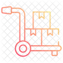 Plataforma rodante del paquete  Icono