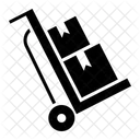 Plataforma rodante del paquete  Icono
