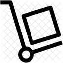 Plataforma rodante del paquete  Icono