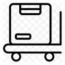 Plataforma rodante del paquete  Icono
