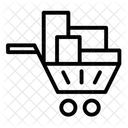 Plataforma Rodante Para Paquetes Plataforma Rodante Para Carga Plataforma Rodante Para Paquetes Icono