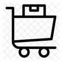 Plataforma rodante del paquete  Icono