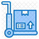 Plataforma rodante del paquete  Icono