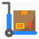 Plataforma rodante del paquete  Icono