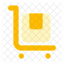Envio Carretilla Paquete Icono
