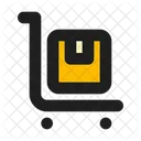 Plataforma rodante del paquete  Icono