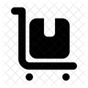 Plataforma rodante del paquete  Icono