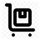 Plataforma rodante del paquete  Icono