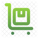 Plataforma rodante del paquete  Icono