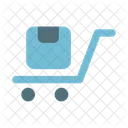 Plataforma rodante del paquete  Icono