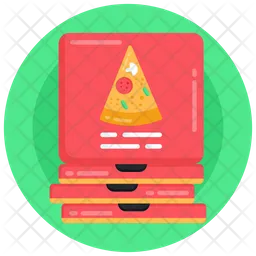 Paquetes de pizza  Icono