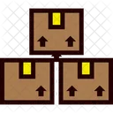 Paquete Cajas Pila Icon