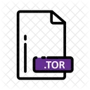 Tor Documento Extensao Ícone