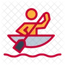 Para Canoe Water Paddle Icon