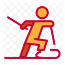 Para Cross Country Skiing Snow Endurance Icon