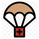 Para Quedas Apoio Medico Humanitario Ícone