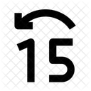 Segundo para trás  Icon