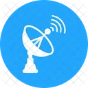 Parabolic Antenna Satellite Dish Radar Icon