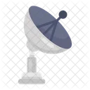 Parabolic Dish Satellite Antenna Icon