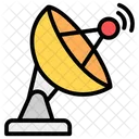 Parabolic Dish Satellite Antenna Icon